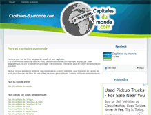 Tablet Screenshot of capitales-du-monde.com